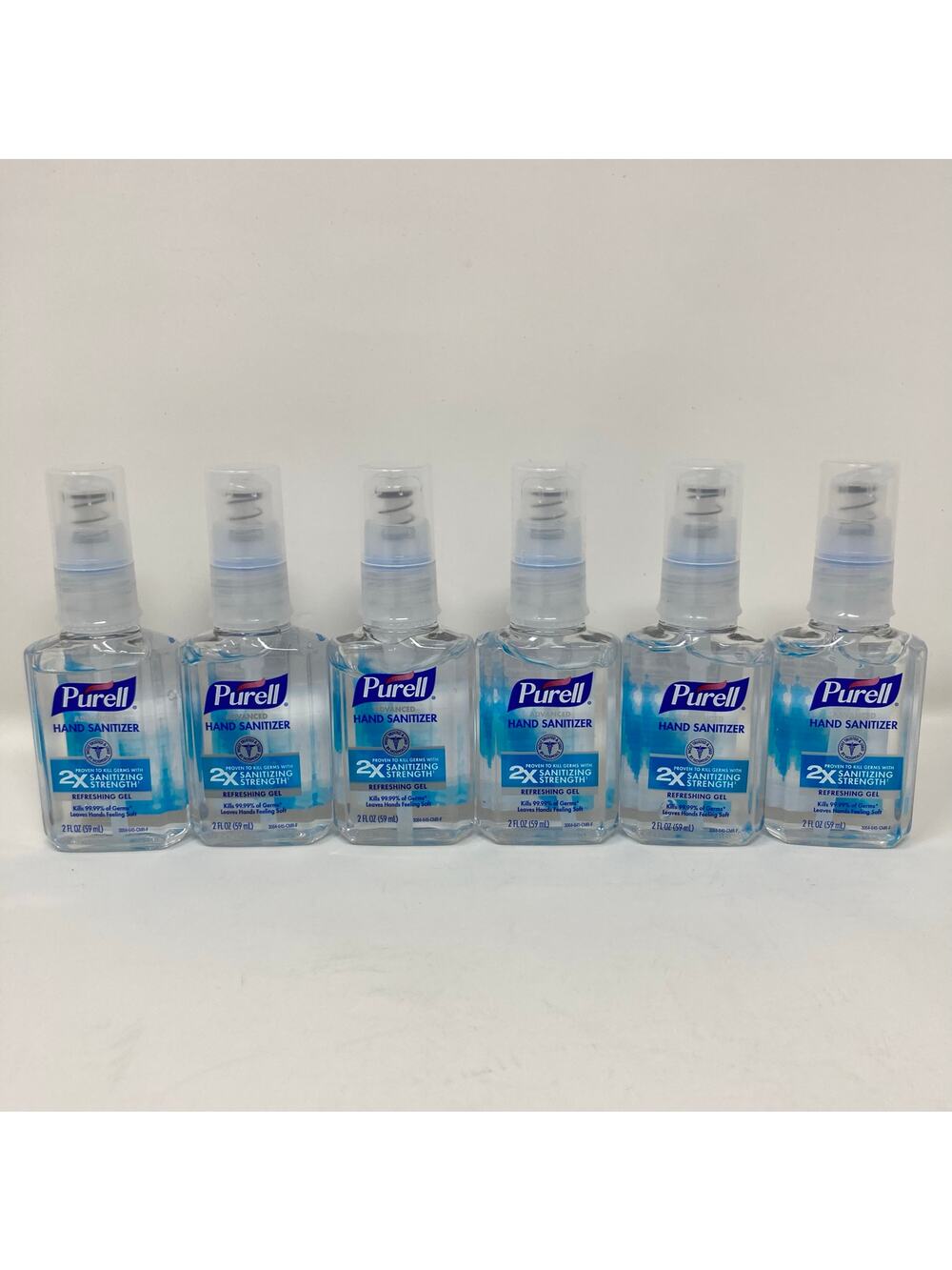 PURELL Advanced, Hand Sanitizer, Refreshing Gel, 2 fl, pack of 6